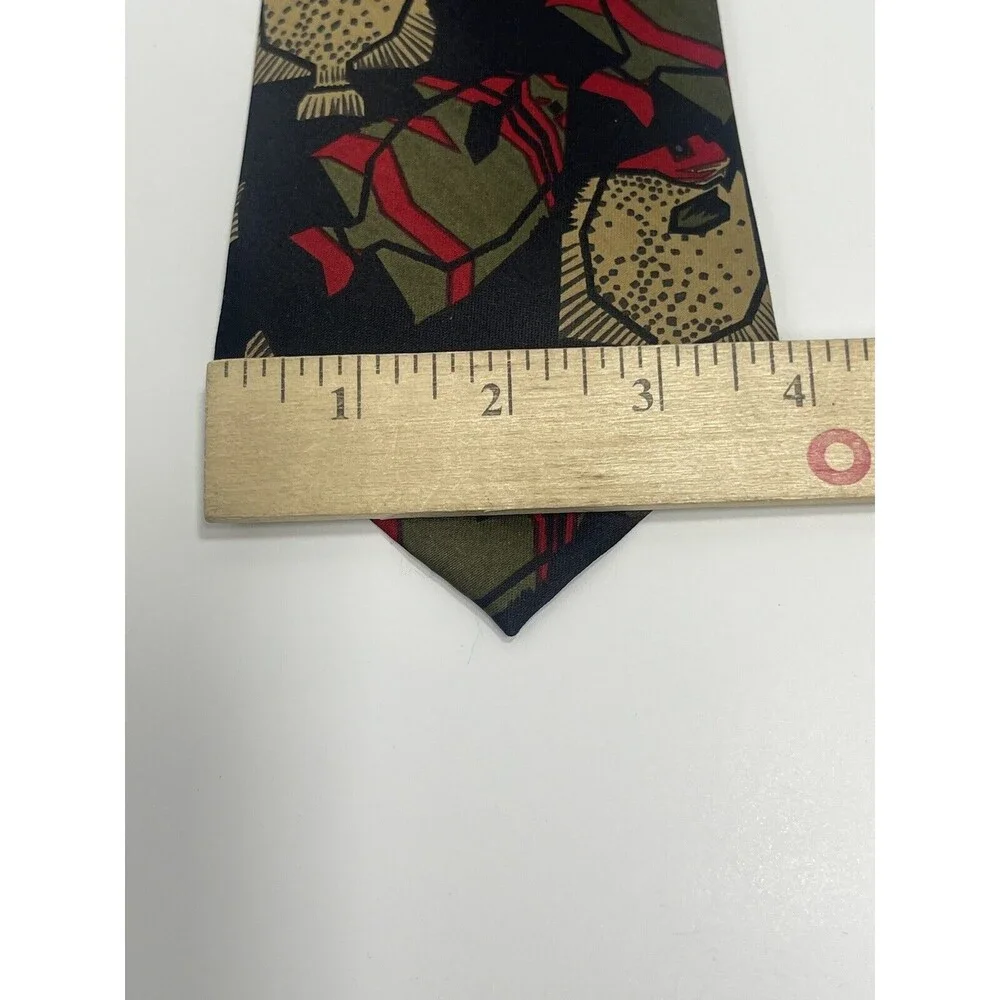 Mercedes Handmade Myung Ju Silk Fish Print Tie